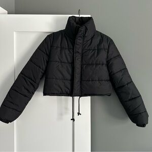 SHEIN Black Puffer Jacket
